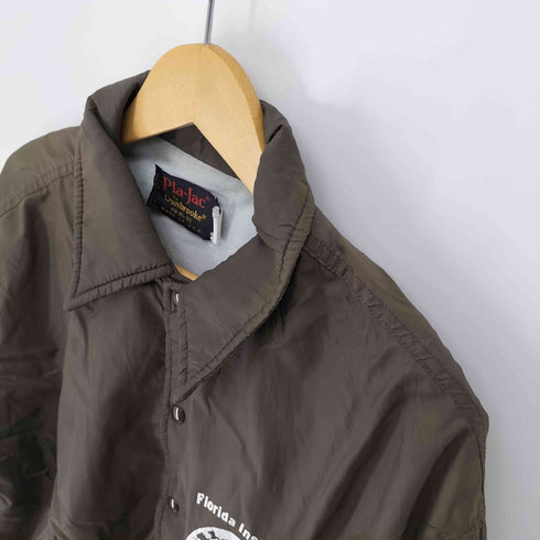 プラジャック Pla-Jac USA製 フロントプリント ナイロン コーチ ジャケット メンズ import:XL