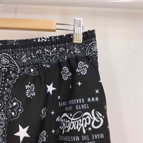 RAKUGAKI ペイズリーロゴプリント イージーパンツ メンズ JPN:L