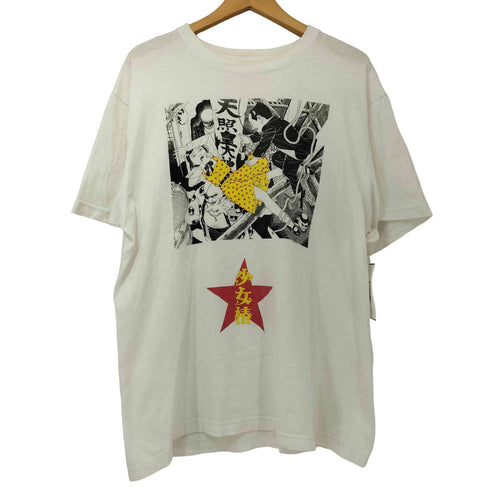 VVEAR HORROR 大正ロマン ホラー漫画 グロ クルーネック Tシャツ メンズ