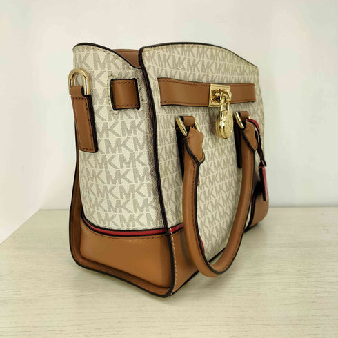 マイケルコース Michael Kors HAMILTON サッチェル スモール MKシグネチャー レディース
