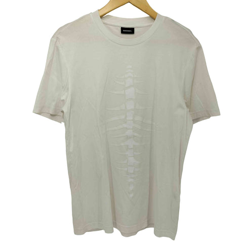 ディーゼル DIESEL ボーン 骨 クルーネック Tシャツ メンズ import:XS