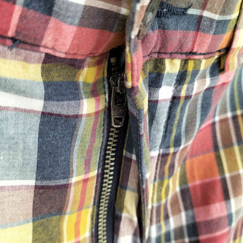 ポロバイラルフローレン Polo by RALPH LAUREN 90S India Madras コットンチェックシャツ メンズ 32/32
