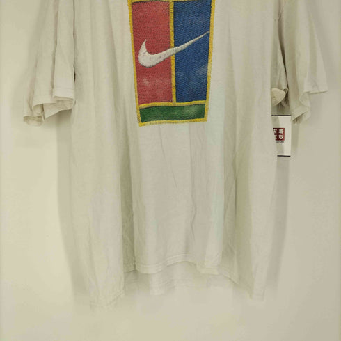 ナイキ NIKE 90S 白タグ フロント バックロゴプリント S/S Tシャツ メンズ import:XL