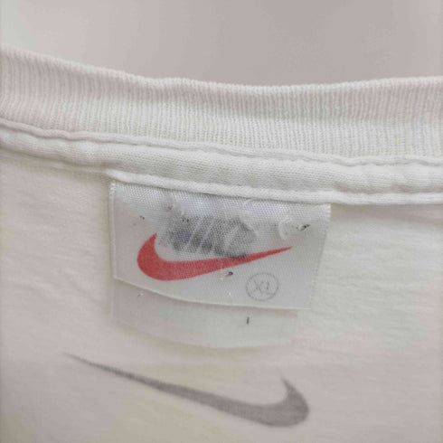 ナイキ NIKE 90S 白タグ フロント バックロゴプリント S/S Tシャツ メンズ import:XL
