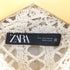 ザラ ZARA クロシェ シャツジャケット レディース S