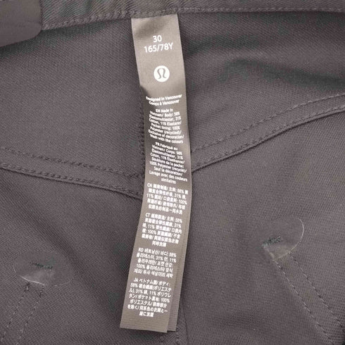 ルルレモン lululemon ミッドライズ リラックス ストレートパンツ メンズ 30W32L