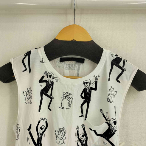 カールラガーフェルド Karl Lagerfeld 総柄プリント タンクトップ メンズ import:S