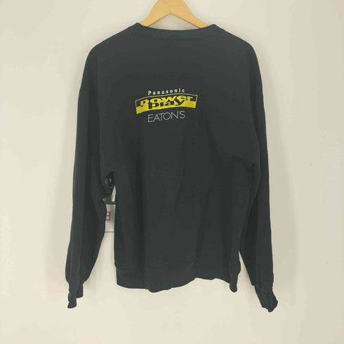 90S RUSSELLボディ USA製 PowerPlay ガジェット 企業ロゴ 両面 プリント 前Vガゼット クルーネック スウェット メンズ import:XL