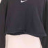 ナイキ NIKE 両面ロゴプリント 裾ドローコードスウェット レディース import:L