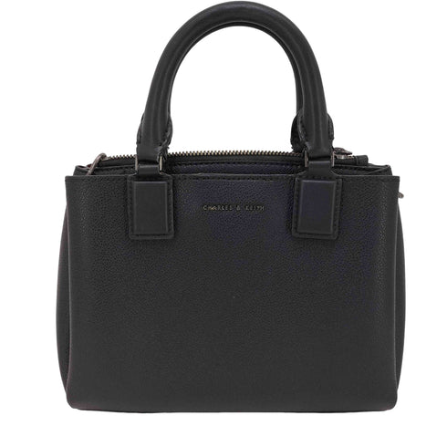 チャールズアンドキース CHARLES&KEITH トップ ハンドル ストラクチャー バッグ 2way ショルダー ハンドバッグ レディース