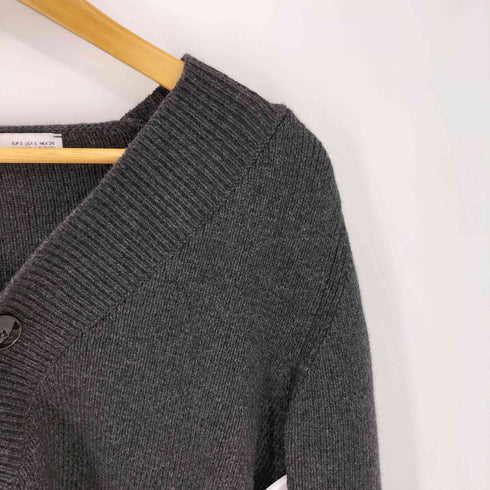 ザラ ZARA ウール混 アシンメトリー ボタン カーディガン レディース import:S
