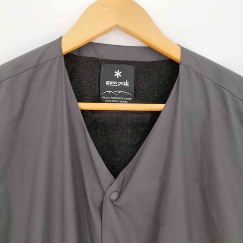 スノーピーク Snow Peak 別注 2L Octa 2way Cardigan Vネック リバーシブル ノーカラー ジャケット メンズ JPN:M