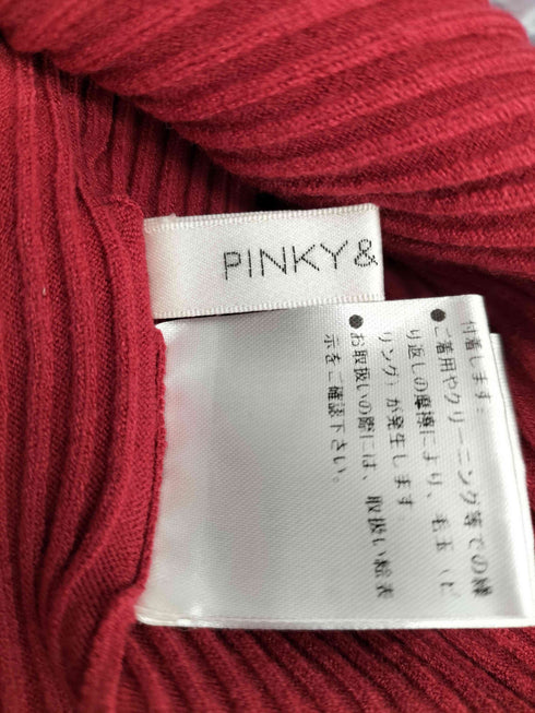 ピンキーアンドダイアン Pinky&Dianne スカーフ付きVネックリブニット レディース JPN:38
