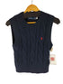 ポロバイラルフローレン Polo by RALPH LAUREN スモールポニー刺繍 ケーブルコットンニット ベスト レディース JPN:M