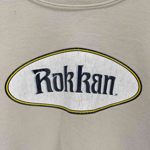 ロッカンオーシー ROKKAN OC ロゴ刺繍クルーネックスウェット メンズ import:L
