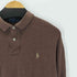 ポロバイラルフローレン Polo by RALPH LAUREN 90s ポニー刺繍L/S ポロシャツ メンズ import:M