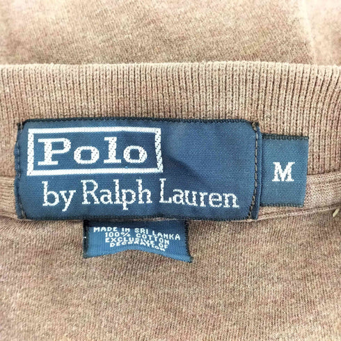 ポロバイラルフローレン Polo by RALPH LAUREN 90s ポニー刺繍L/S ポロシャツ メンズ import:M
