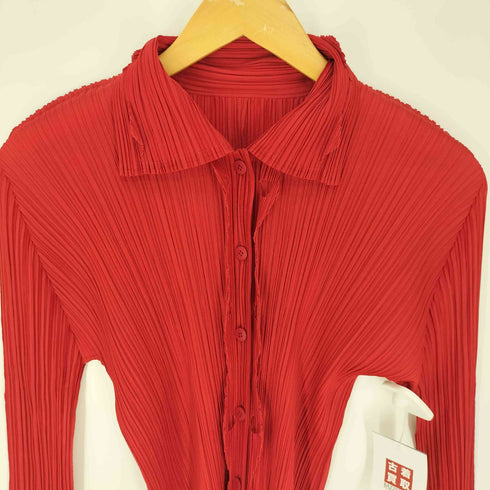 プリーツプリーズイッセイミヤケ PLEATS PLEASE ISSEY MIYAKE 超音波カッティング プリーツ カーディガン レディース JPN:3