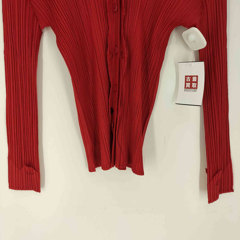プリーツプリーズイッセイミヤケ PLEATS PLEASE ISSEY MIYAKE 超音波カッティング プリーツ カーディガン レディース JPN:3