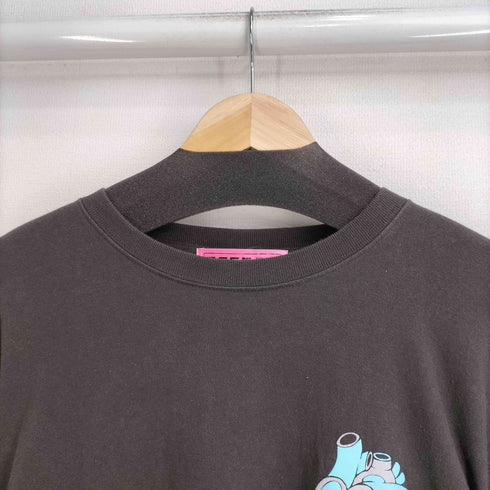 EFFE TONCHAN STREET CHICKEN HEARTED バックプリント L/S Tシャツ メンズ import:XL