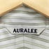 オーラリー AURALEE 26SS COTTON SILK STRIPE SHIRT メンズ 4