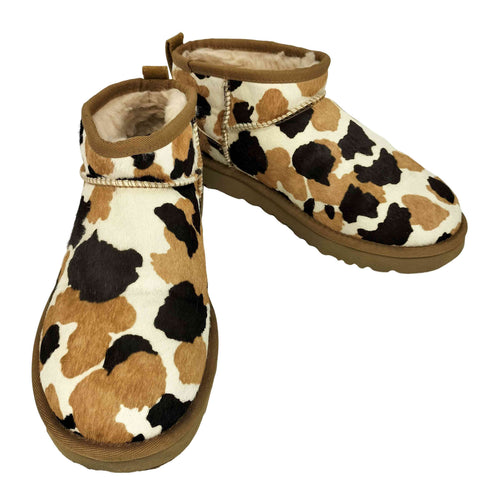 アグ UGG Classic Ultra Mini Cow Print ハラコ レディース 25cm