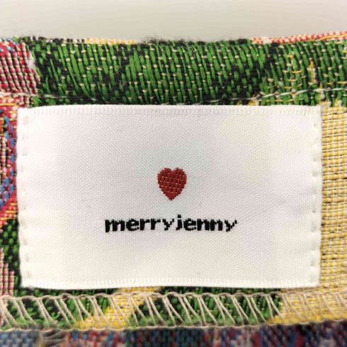 メリージェニー merry jenny 花柄 コブランジャンパー スカート ワンピース レディース FREE