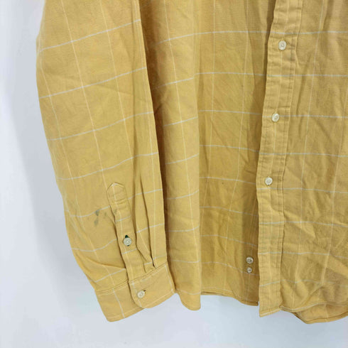 トミーヒルフィガー TOMMY HILFIGER 90s コットン チェック ボタンダウン 長袖シャツ メンズ import:XL