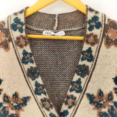 ザラ ZARA ジャガードニット レディース S