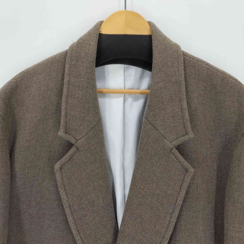 ザラ ZARA ダブルブレストチェスターコート メンズ import:L
