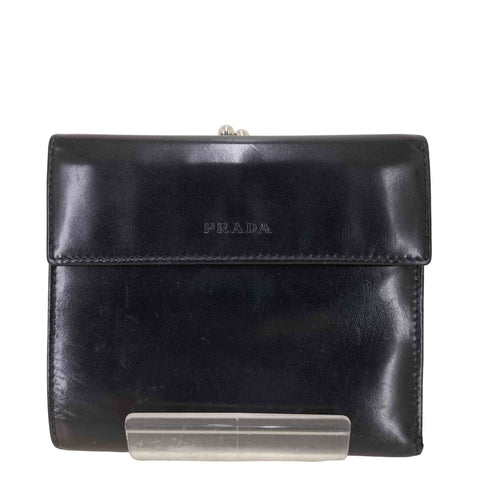 プラダ PRADA がま口 二つ折り財布 レディース