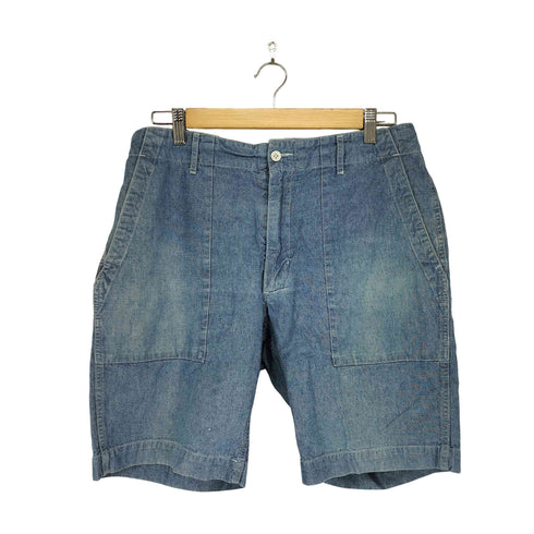 エンジニアードガーメンツ Engineered Garments サイドアジャスター シャンブレー ベイカーショーツ メンズ JPN:M