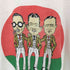 USA製 プリントリンガーTシャツ メンズ