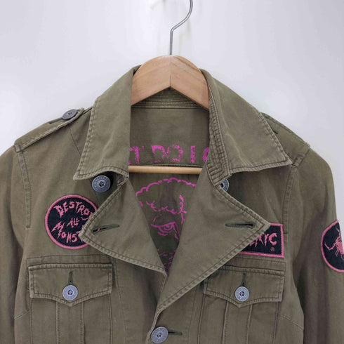 ヒステリックグラマー HYSTERIC GLAMOUR y2k ミリタリーシャツジャケット レディース FREE