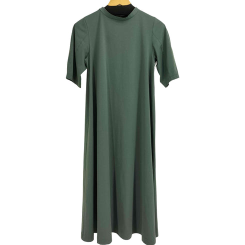 ユナイテッドアローズグリーンレーベルリラクシング UNITED ARROWS green label relaxing 半袖 ミモレ ロング ワンピース レディース ONE SIZE