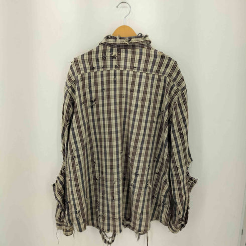カーハート Carhartt 90s ダメージ加工 L/S チェック柄 ネルシャツ メンズ