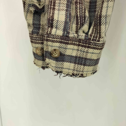 カーハート Carhartt 90s ダメージ加工 L/S チェック柄 ネルシャツ メンズ