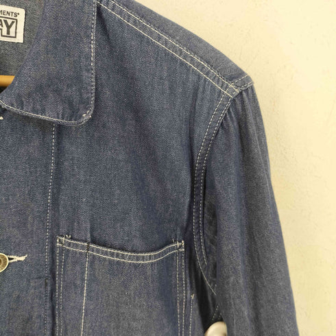 エンジニアードガーメンツ Engineered Garments WORKADAY 12oz Denim Utility Jacket メンズ XS