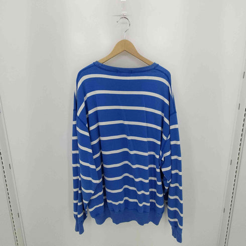 ポロバイラルフローレン Polo by RALPH LAUREN 90s ボーダークルーネック スウェット メンズ import:XL