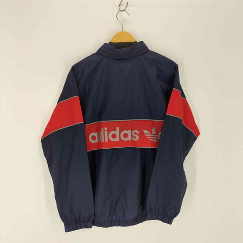 アディダス adidas 00s 万国旗タグ ロゴプリントナイロンアノラック メンズ M