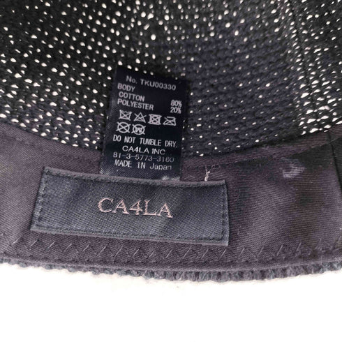 カシラ CA4LA LEIRION コットン混 キャップ レディース