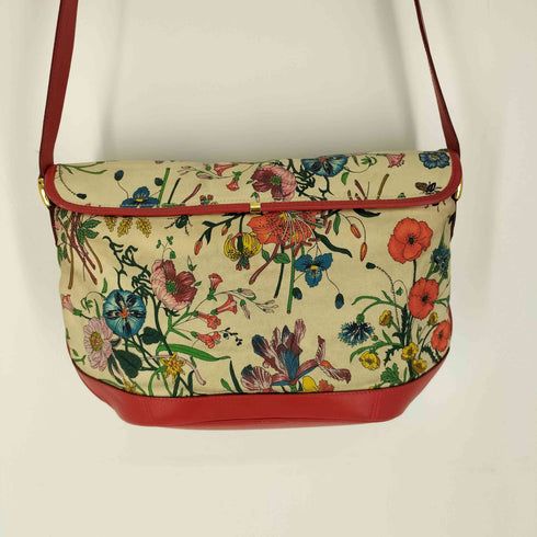 グッチ GUCCI 80S OLD イタリア製 フローラ ショルダーバッグ レディース