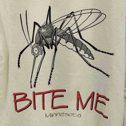 モスキート 蚊プリント クルーネックTシャツ メンズ