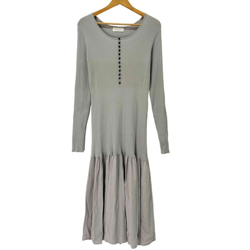 MIELI INVARIANT Mermaid Flare Knit Mix Dress レディース FREE
