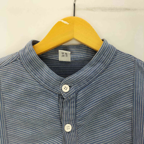 SMS SIMA Fisherman shirts フィッシャーマン シャツ ストライプ スモック プルオーバー ユーロ ワーク メンズ 4XL