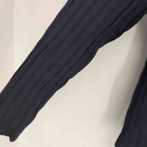 トリココムデギャルソン tricot COMME des GARCONS クルーネック リブ ストライプ 長袖カットソー レディース