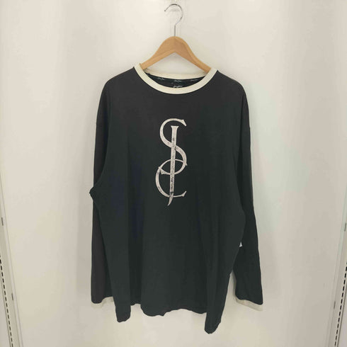 ショーンジョン Sean john フロントプリント コットン クルーネックロンT Y2K メンズ import:XL