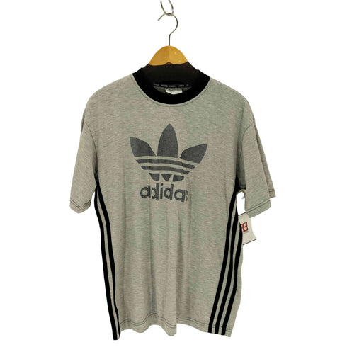 アディダス adidas 80-90s 銀タグ トレフォイルロゴプリント S/Sカットソー メンズ JPN:L