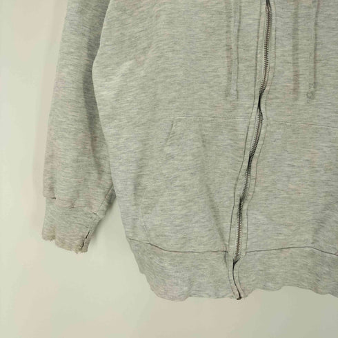 Jon Lauren 70-80S ダブルフェイス 裏サーマル ジップアップ パーカー フーディー メンズ import:M