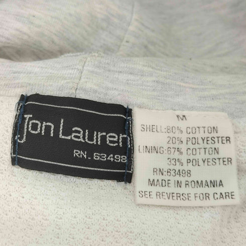 Jon Lauren 70-80S ダブルフェイス 裏サーマル ジップアップ パーカー フーディー メンズ import:M